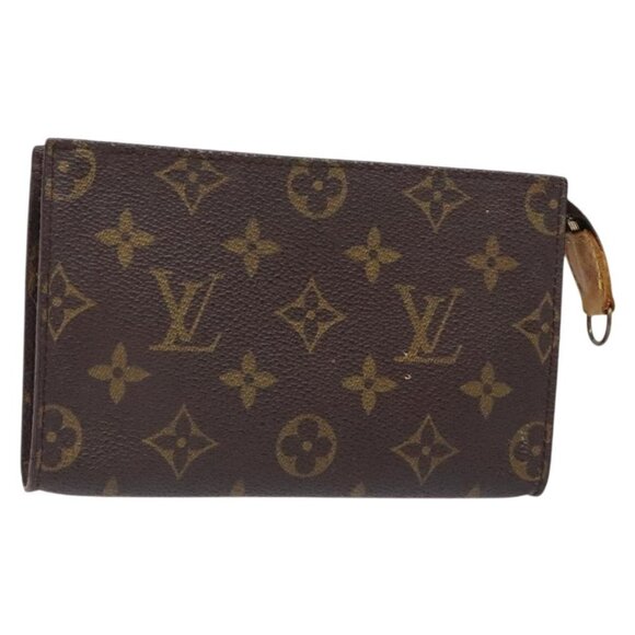 LOUIS VUITTON Monogram Bucket PM Accessory Pouch LV Auth 136869 - Picture 1 of 16